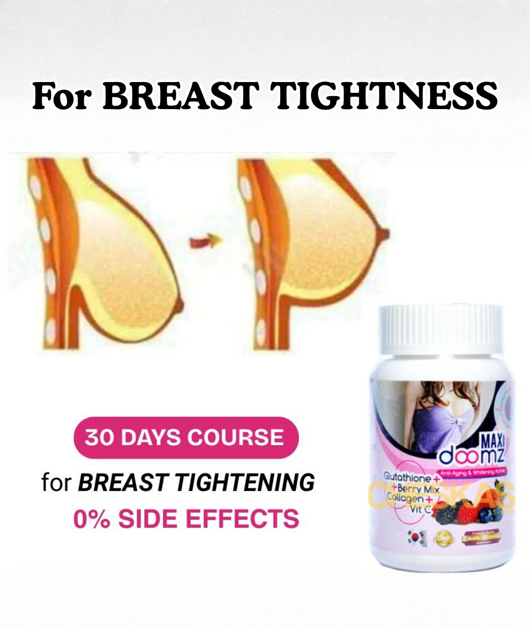 No More Saggy Breast | Breast Tightening Capsules| Make your Breast Tight | Breast Tightening | and Body Whitening Capsules