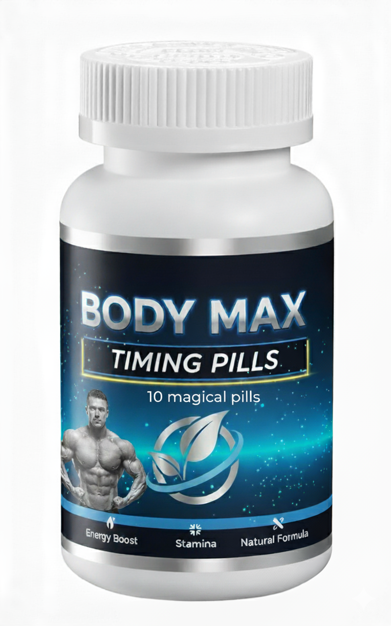 BODY MAX Timing Capsules - For Stamina | Improve Timing | Pennis Enlargement | Power | Confidence (15 Capsules) 100% ORGANIC