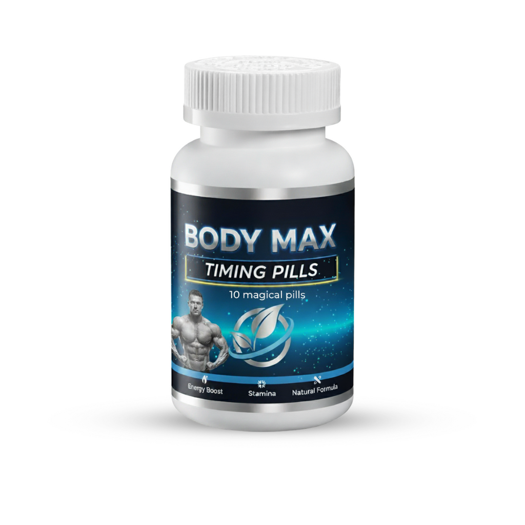 BODY MAX Timing Capsules - For Stamina | Improve Timing | Pennis Enlargement | Power | Confidence (15 Capsules) 100% ORGANIC